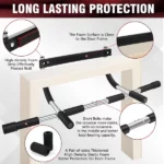 barre de traction fixe démontable multifonction pour cadre de porte