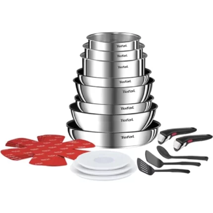 batterie de cuisine tefal ingenio cook eat 15 pièces 20 pièces L881SF04