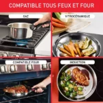 Batterie de Cuisine Tefal Ingenio 15 pièces L881SF04 – Image 5