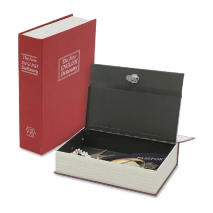 coffre-fort livre secret en acier
