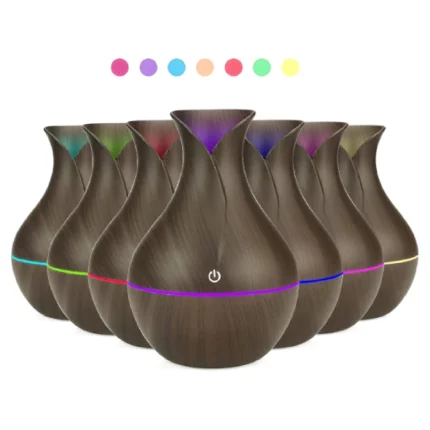 diffuseur d'arômes huiles essentielles et humidificateur automatique led