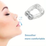 dispositif clip nasal anti-ronflement magnétique en silicone, pack de 4 pcs