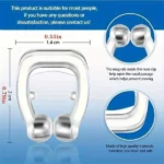 Dispositif Nasal Anti-Ronflement en Silicone - 4 pcs – Image 5