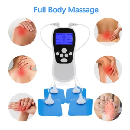 électrostimulateur musculaire multifonction tens ems, mini massager