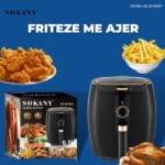 friteuse à air automatique airfryer sokany sk-zg-8027 6.5l 1300w