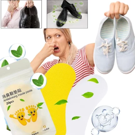 pack de 10 patchs désodorisants pour pieds popda eucalyptus et citronnelle