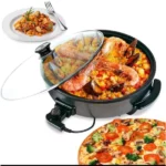 plaque de cuisson multifonction pizza maker sokany sk-07079 40cm