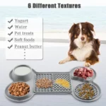 tapis de léchage multifonction pour chats et chiens