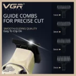 tondeuse à cheveux professionnelle led rechargeable vgr v-901 zero