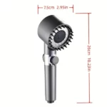 turbocharged shower head pommeau de douche turbocompressé avec 3 modes filtre de massage