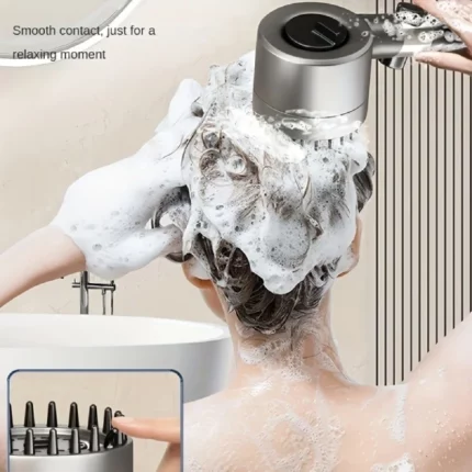turbocharged shower head pommeau de douche turbocompressé avec 3 modes filtre de massage