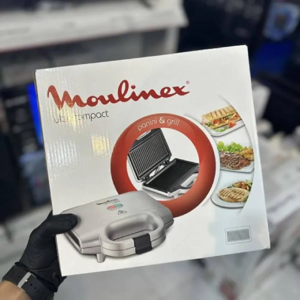Appareil à Panini et Grill Moulinex Ultracompact SM156140 – 700W (1) appareil à panini et grill moulinex ultracompact sm156140 700w argent