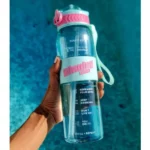 bouteille motivante sport, gym, fitness winning spirit 1l bleu