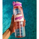 bouteille motivante sport, gym, fitness winning spirit 1l rose