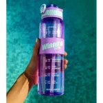 bouteille motivante sport, gym, fitness winning spirit 1l violet