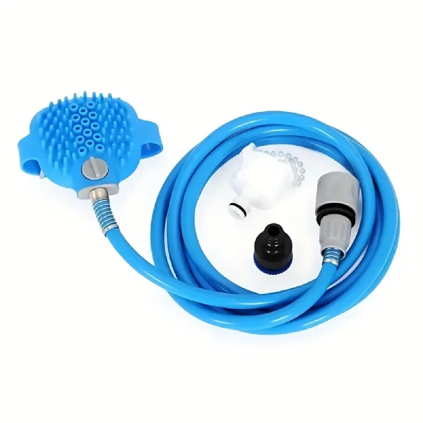 Brosse à Gants de Nettoyage et Massage 2en1 en Silicone pour Animaux de compagnie (2) brosse à gants de nettoyage bain et massage 2en1 en silicone pour animaux de compagnie