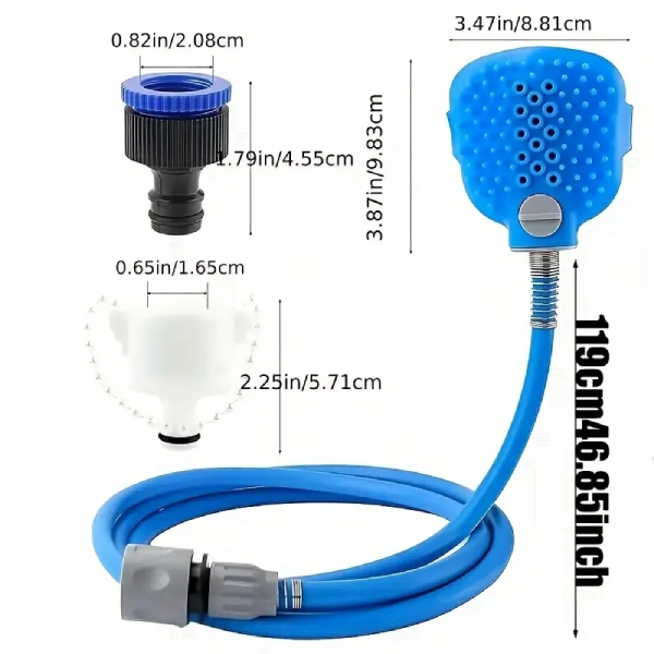 Brosse à Gants de Nettoyage et Massage 2en1 en Silicone pour Animaux de compagnie (5) brosse à gants de nettoyage bain et massage 2en1 en silicone pour animaux de compagnie