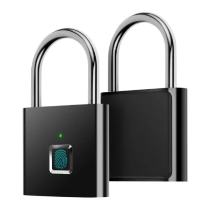 cadenas verrou intelligent anti-vol à empreinte digitale rechargeable