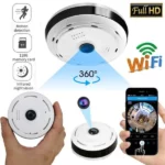 caméra panoramique wifi 3mp hd 360° vrt-a8s v380 pro, détection AI