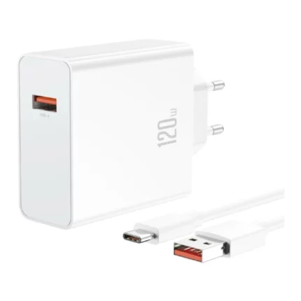 chargeur rapide xo l128 120w, câble usb type-c