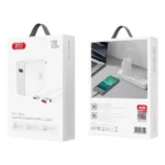 chargeur rapide xo l128 120w, câble usb type-c