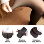 collants leggings thermiques chauds en cachemire doux