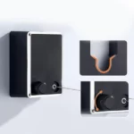 corde étendoir à linge rétractable murale en acier inoxydable 4.2m