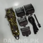 daling dl-1635 camo militaire tondeuse cheveux professionnelle rechargeable led