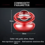 diffuseur d'aromathérapie solaire sphérique rotatif pour voiture et bureau