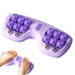 double rouleau de massage portable pour pieds, soulagement douleurs, réflexologie, amélioration circulation sanguine