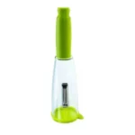 éplucheur magique kitchencorner magic peeler avec récupérateur de pelures en acier inoxydable