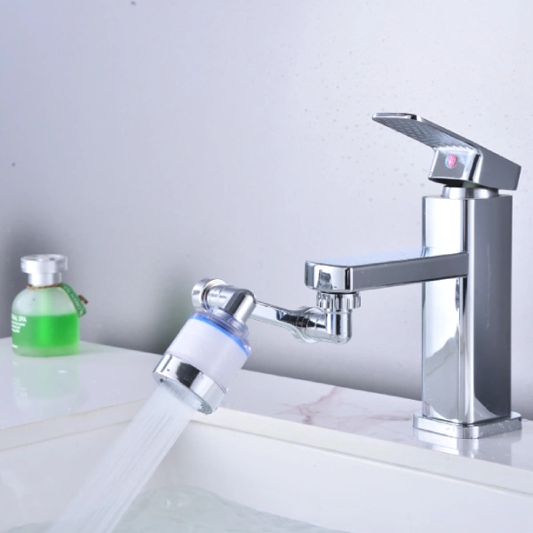 Extenseur Aérateur de Robinet Rotatif 1080° Universel à Filtre Anti-Éclaboussures (4) extenseur aérateur de robinet rotatif 1080° universel à filtre anti-éclaboussures