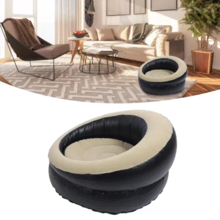 fauteuil canapé gonflable rond portable