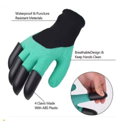 gants de jardinage multifonctions avec griffes