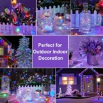 guirlande lumineuse usb multicolore 100 led rgb étanche waterproof 10m