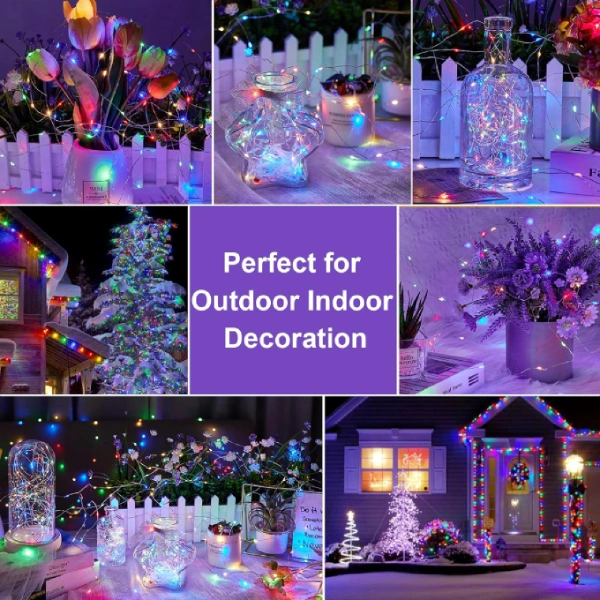 Guirlande Lumineuse USB Multicolore 100 LED RGB - 10M (1) guirlande lumineuse usb multicolore 100 led rgb étanche waterproof 10m