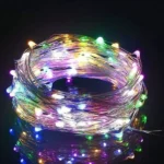 guirlande lumineuse usb multicolore 100 led rgb étanche waterproof 10m