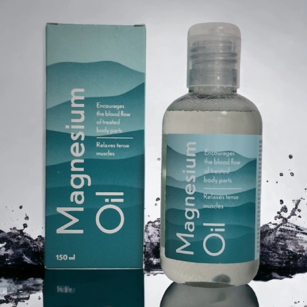 Huile de Magnésium Pure 150ml – Relaxation Musculaire et Amélioration de la Circulation (1) huile de magnésium pure 150ml, relaxation musculaire, amélioration de circulation sanguine