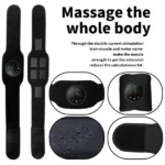 kit d'électrostimulation amincissant musculaire ems 3en1, ceinture abdominale + biceps