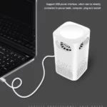Lampe Piège Anti-Moustiques UV USB ZZ666 – Attraction 360° – Image 3