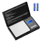 mini balance de précision numérique led à piles 500g, 0.01g