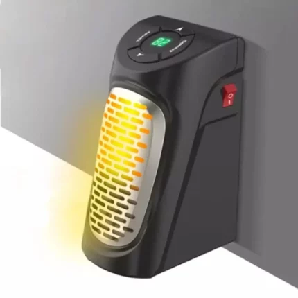 mini chauffage radiateur soufflant électrique prise portable 350w avec thermostat réglable