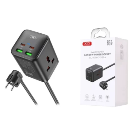multiprise charge chargeur rapide 65w xo wl24