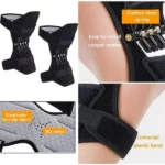 nasus sports powerknee soutien et protection genou, sangle de résistance rotule