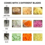 râpe manuelle rotative 3en1 smart drum