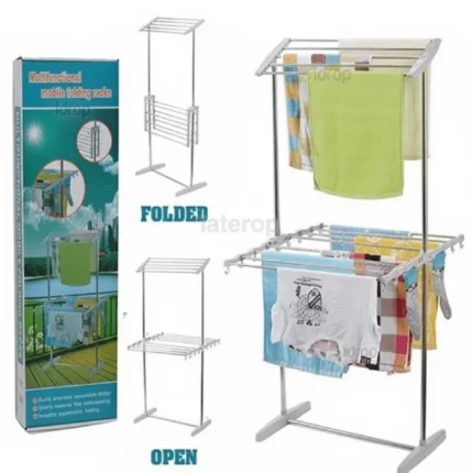 séchoir sèche-linge étendoir pliable à 2 étages