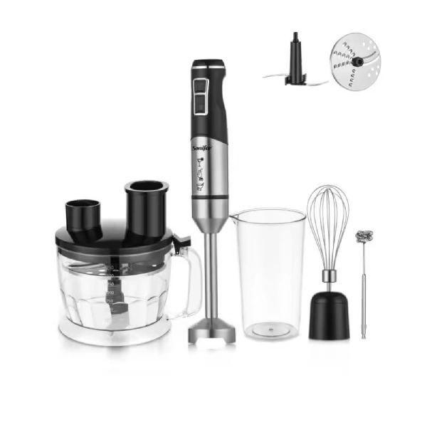 set mixeur plongeant sonifer sf-8156 professionnel 7en1 inox 1500w