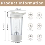 shaker mélangeur électrique rechargeable usb 400ml