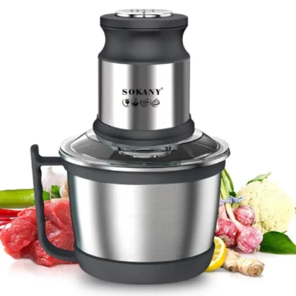 sokany hachoir électrique sk-7027 3l 800w, 4 lames inox