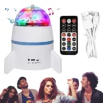 veilleuse musicale projecteur de lumière de nuit fusée spatiale sans fil 2en1